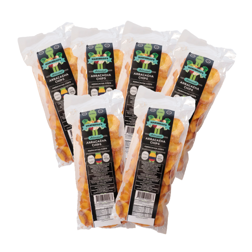 Pack de 6 Chips de Arracacha